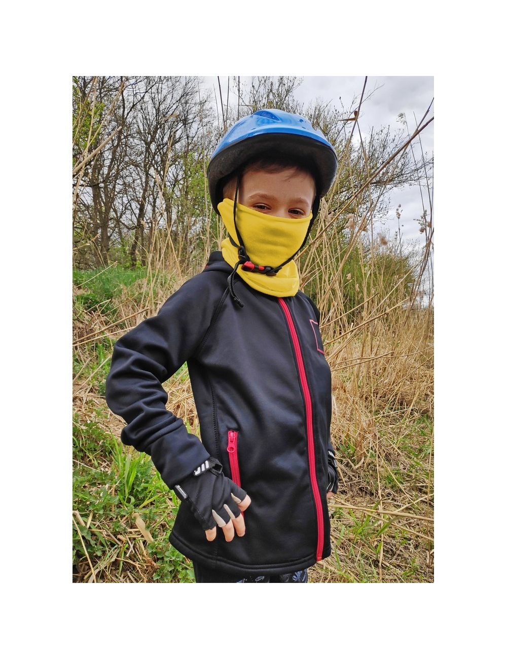 Osłona na twarz i szyję, komin, rozmiar dziecięcy