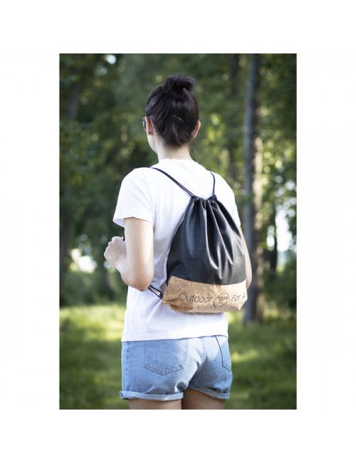 Plecak korkowy Lagoa, czarny 