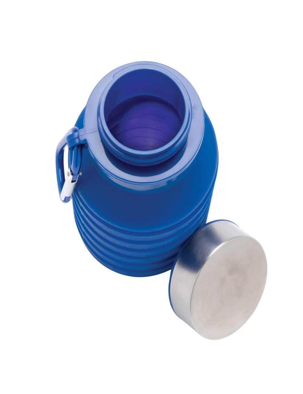 Składana butelka sportowa 550 ml z karabińczykiem