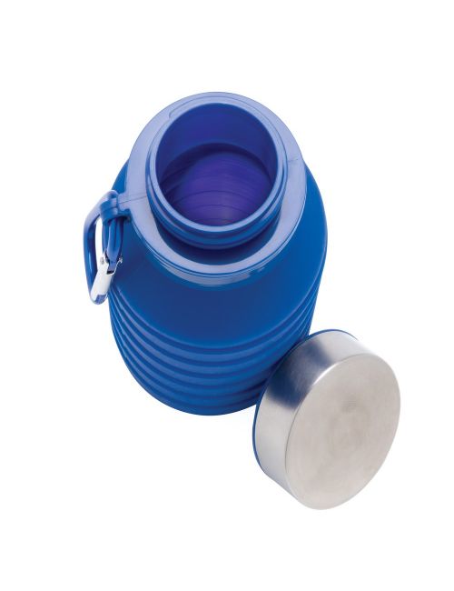 Składana butelka sportowa 550 ml z karabińczykiem