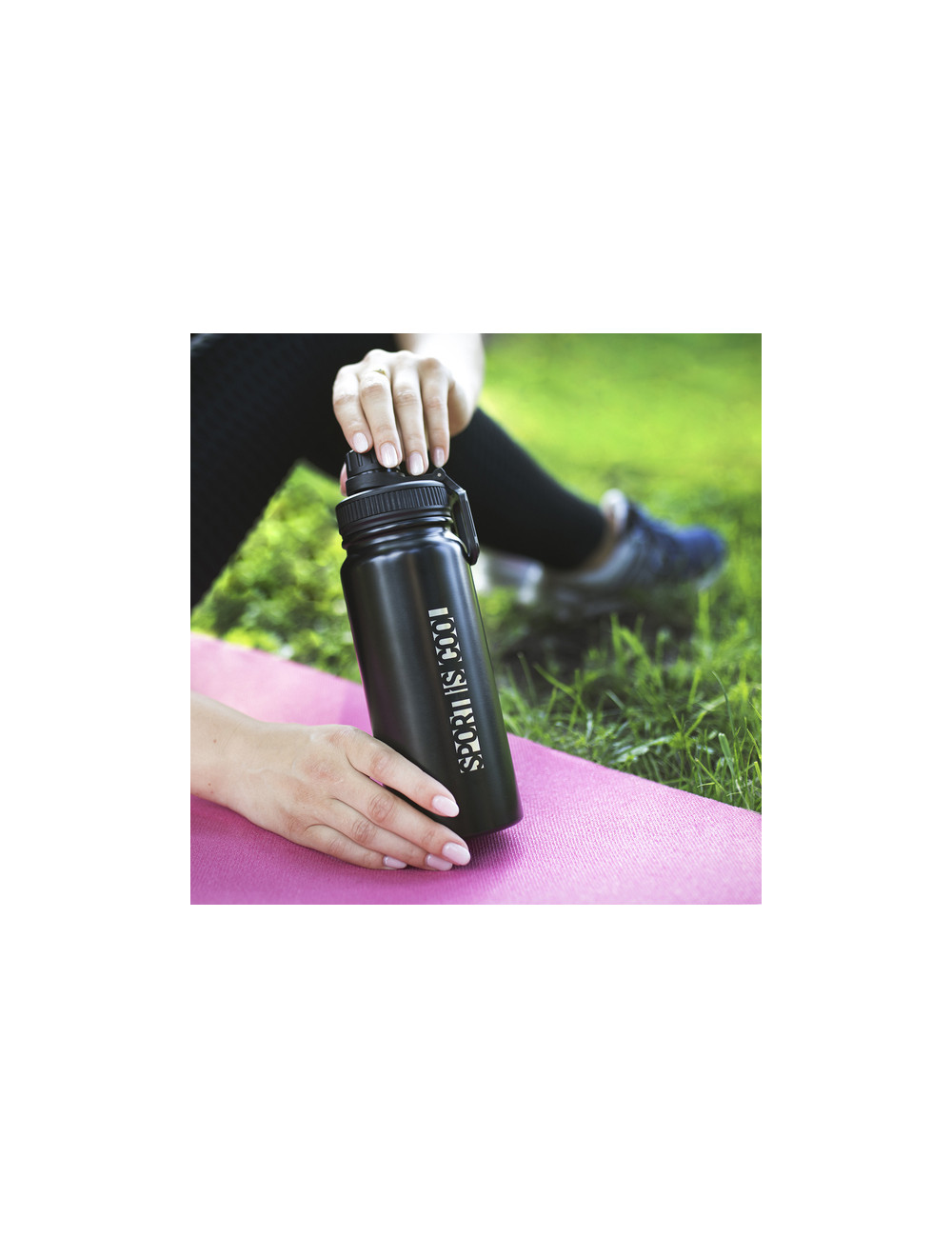 Butelka próżniowa Silves 600 ml, czarny 