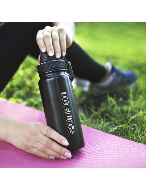 Butelka próżniowa Silves 600 ml, czarny 