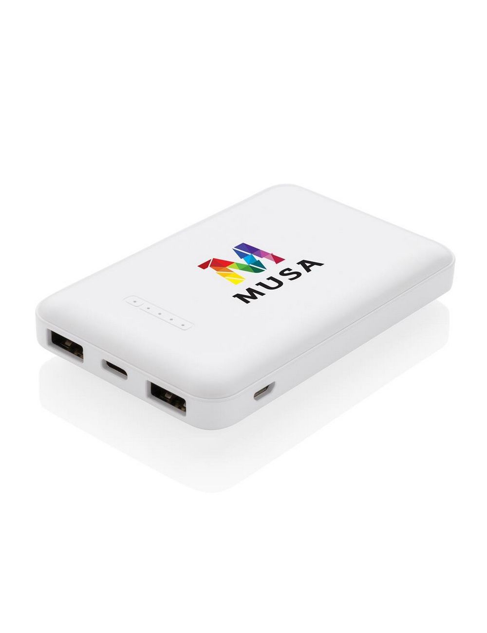 Bezprzewodowy power bank 5000 mAh z przyssawkami