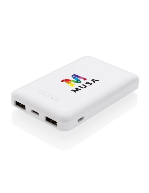 Bezprzewodowy power bank 5000 mAh z przyssawkami