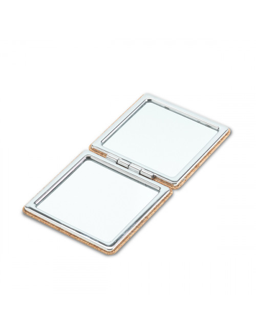 Lusterko w korkowej obudowie, beżowy