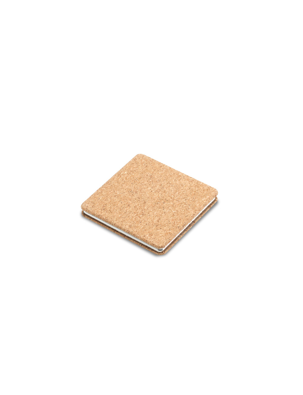 Lusterko w korkowej obudowie, beżowy