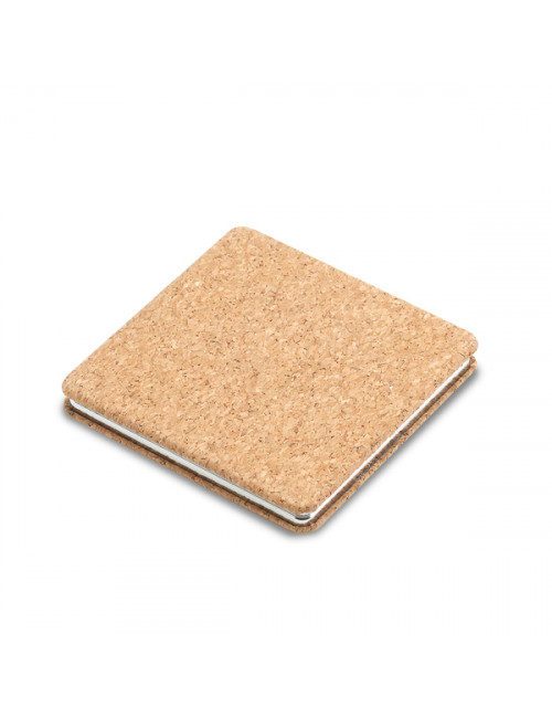 Lusterko w korkowej obudowie, beżowy