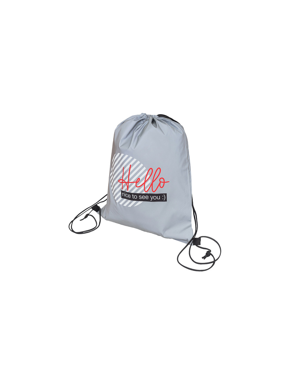 Plecak odblaskowy Deva, srebrny 