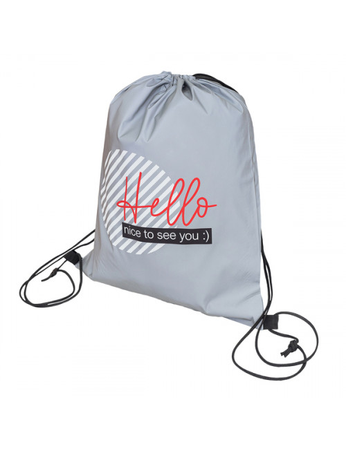 Plecak odblaskowy Deva, srebrny 