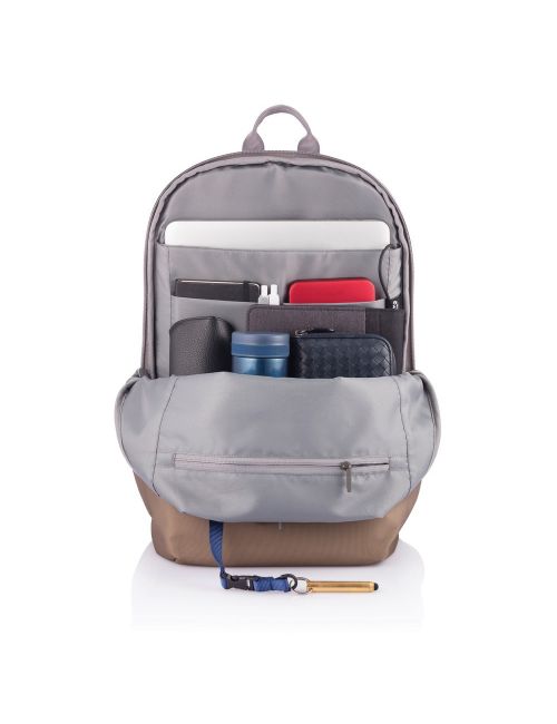 Bobby Soft, plecak na laptopa 15,6" RPET, chroniący przed kieszonkowcami