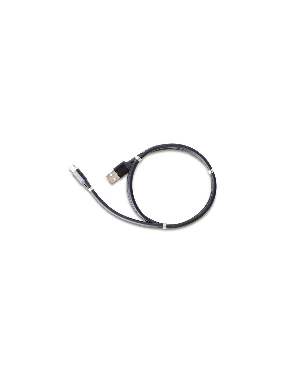 Kabel z magnesami Connect, czarny 