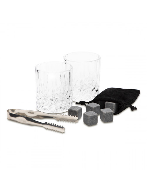 Zestaw do whisky Adare, brązowy