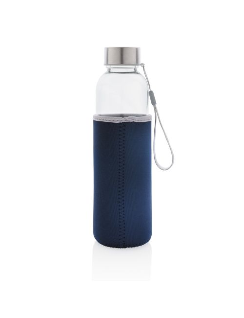 Szklana butelka 500 ml w pokrowcu