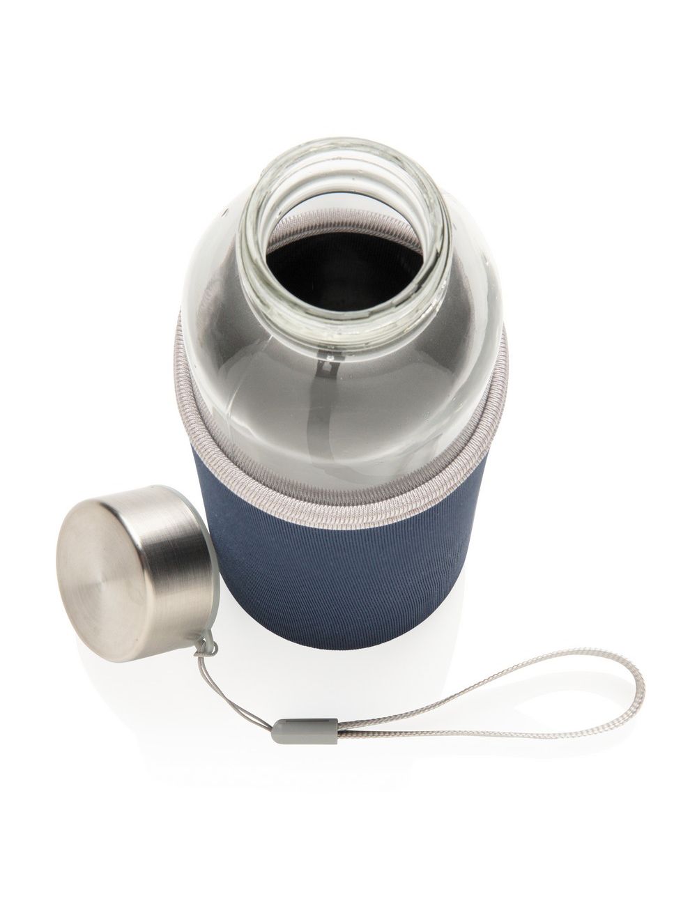 Szklana butelka 500 ml w pokrowcu