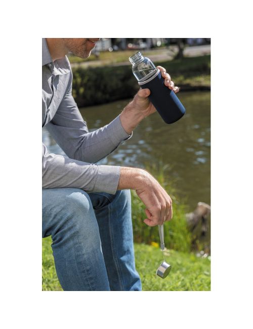 Szklana butelka 500 ml w pokrowcu