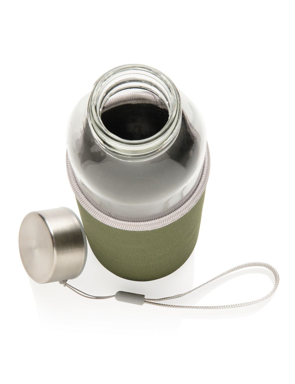 Szklana butelka 500 ml w pokrowcu