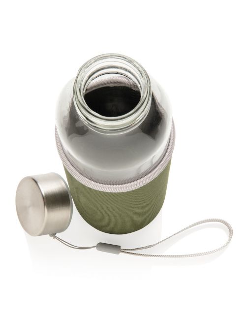 Szklana butelka 500 ml w pokrowcu