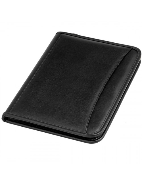 Teczka konferencyjna na zamek Siracusa, czarny 