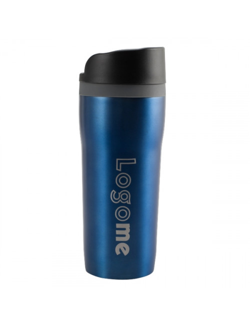 Kubek izotermiczny Winnipeg 350 ml, niebieski - druga jakość