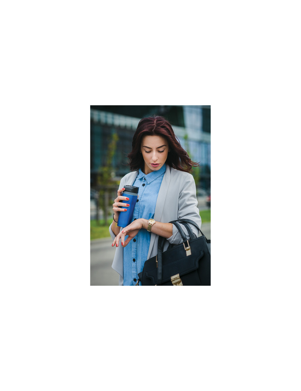 Kubek izotermiczny Winnipeg 350 ml, niebieski -...