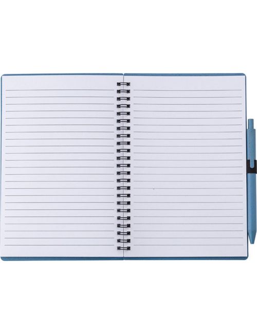 Notatnik ok. A5 ze słomy pszenicznej z długopisem