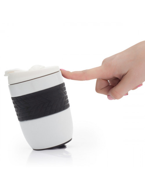 Kubek izotermiczny Offroader 200 ml, biały 