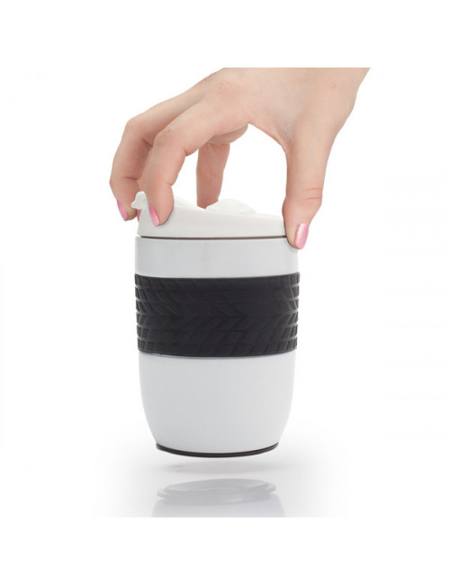 Kubek izotermiczny Offroader 200 ml, biały 