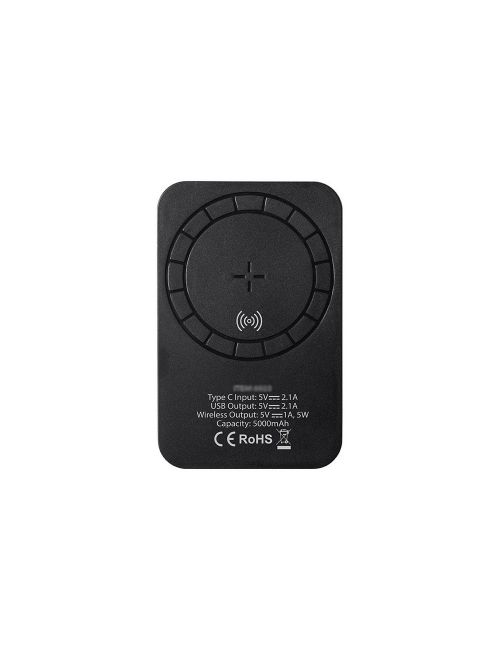 Magnetyczny bezprzewodowy power bank 5000 mAh, ładowarka bezprzewodowa 5W