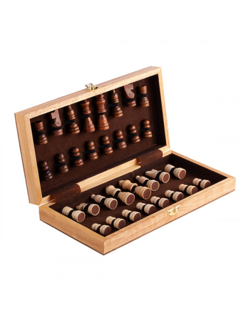 Drewniane szachy, brązowy - druga jakość