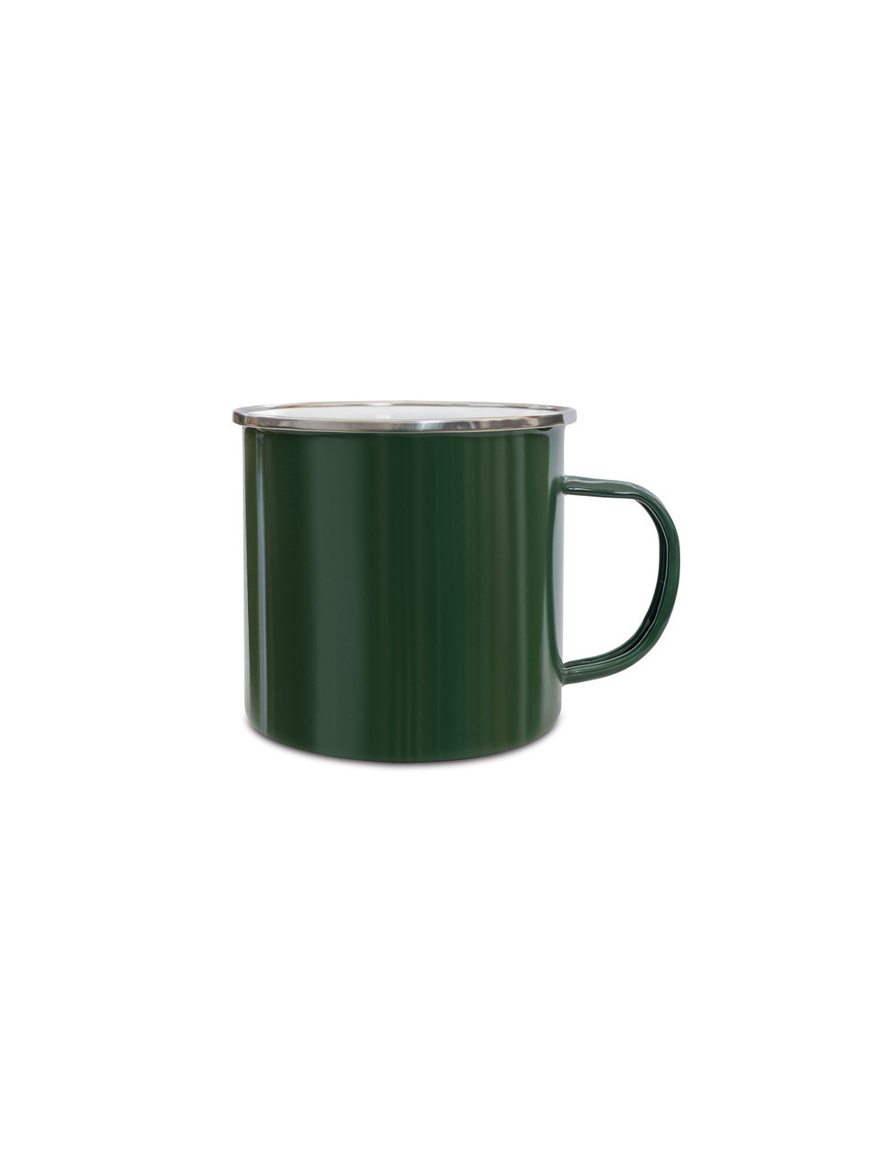 Kubek emaliowany Oldschool 500 ml, zielony