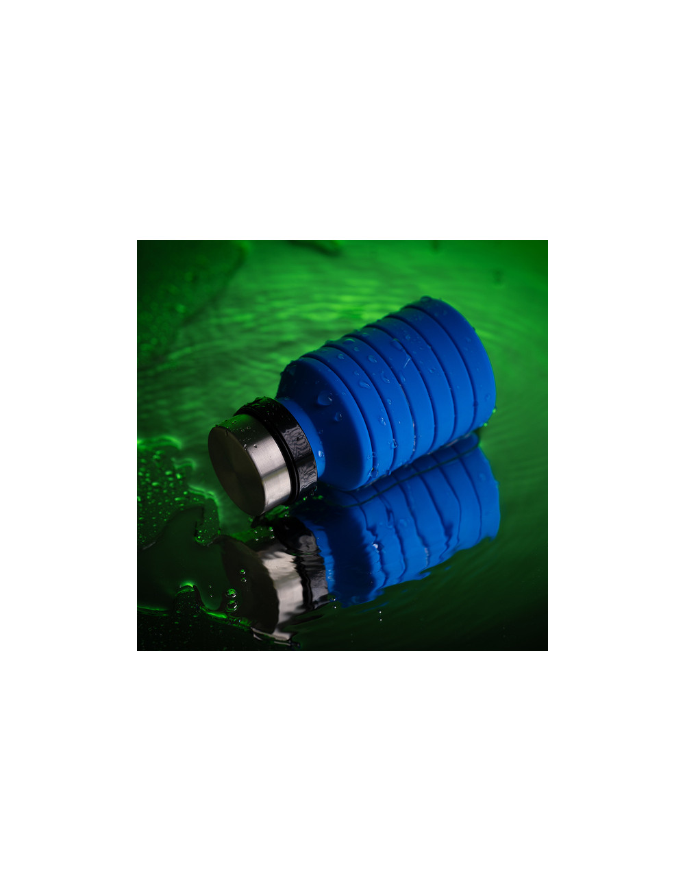 Składany bidon sportowy Makalu 550ml, niebieski 