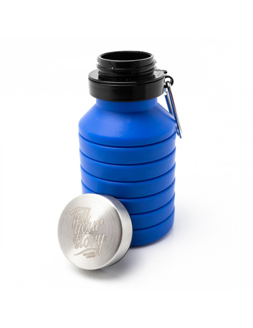 Składany bidon sportowy Makalu 550ml, niebieski 