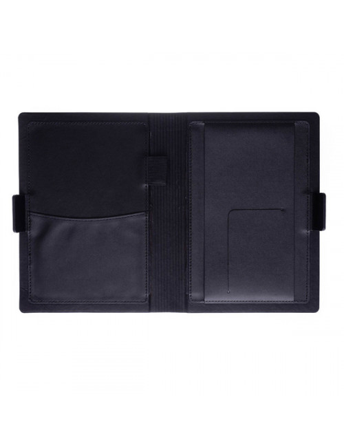 Organizer z notesem Sannat, czarny 