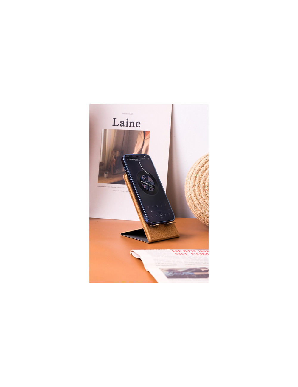 Indukcyjna ładowarka z korka Cargador, beżowy 