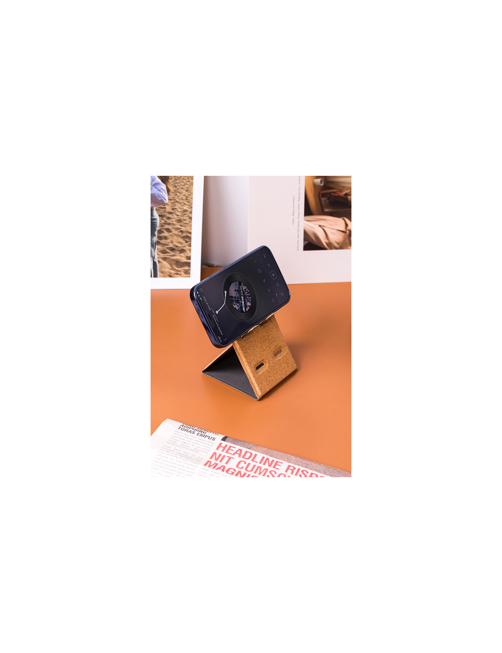 Indukcyjna ładowarka z korka Cargador, beżowy 