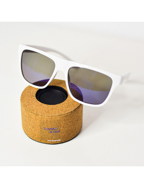 Głośnik bluetooth z korka Sangita, beżowy 