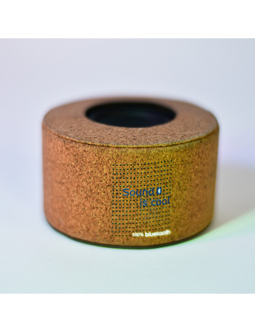 Głośnik bluetooth z korka Sangita, beżowy - druga jakość