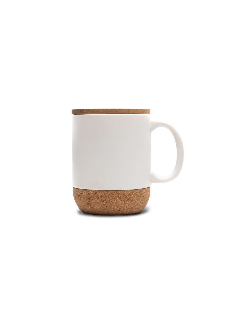 Kubek ceramiczny z bambusową przykrywką Giulia,...