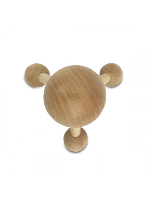 Przyrząd do masażu, brązowy