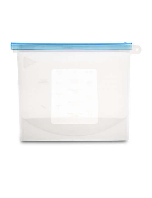 Torebka silikonowa 1000ml Silicfresh, niebieski