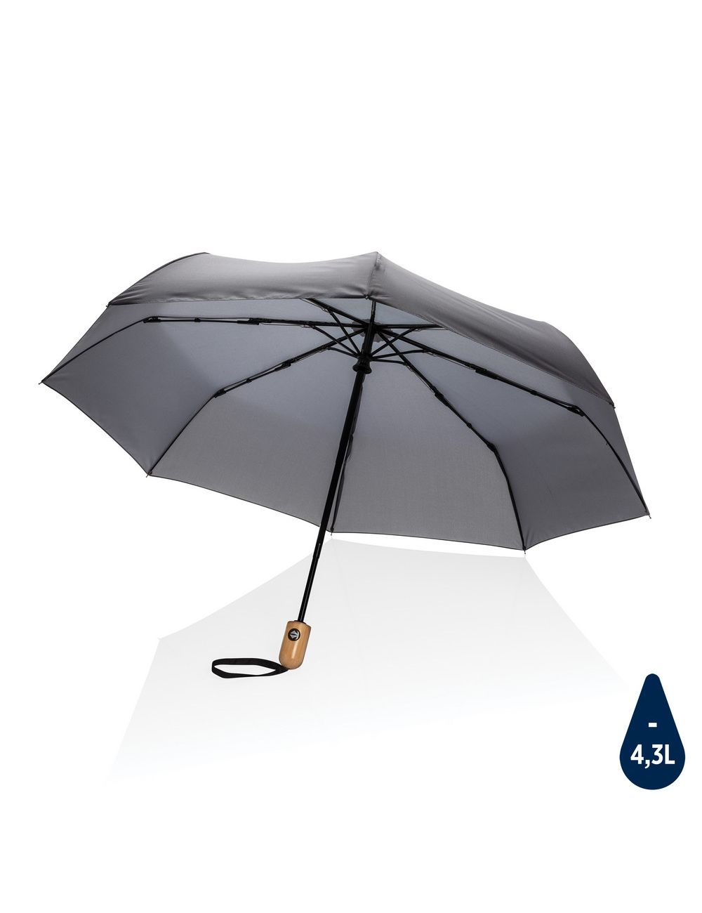 Bambusowy parasol automatyczny 21" Impact AWARE™ rPET