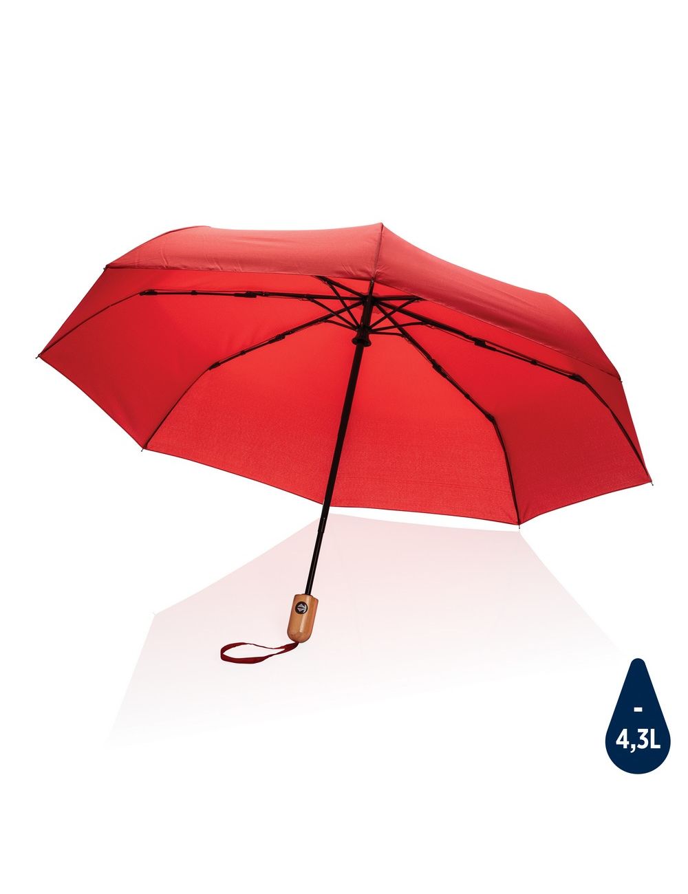 Bambusowy parasol automatyczny 21" Impact AWARE™ rPET