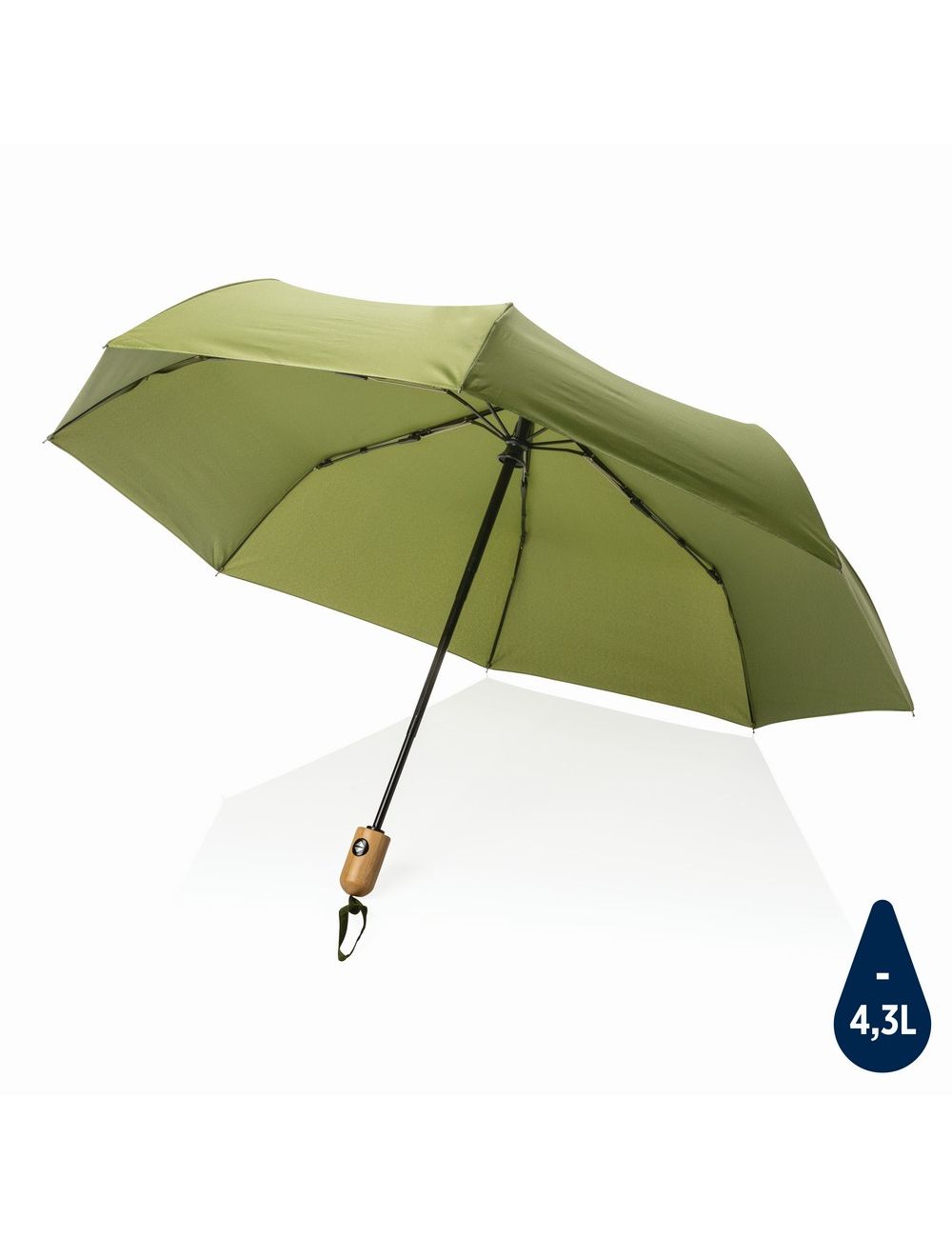 Bambusowy parasol automatyczny 21" Impact AWARE™ rPET