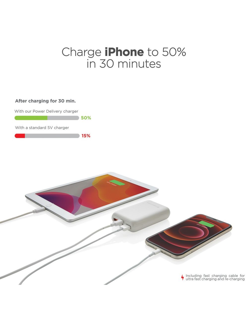 Szybki power bank 10000 mAh Urban Vitamin