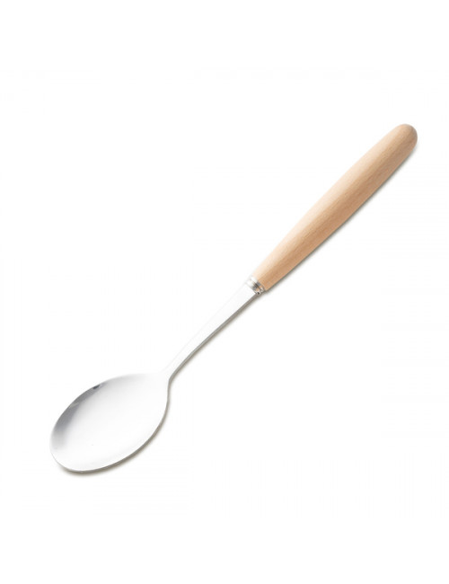 Sztućce stalowe w woreczku Nantes, brązowy/srebrny 