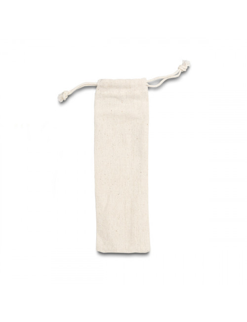 Sztućce stalowe w woreczku Nantes, brązowy/srebrny 