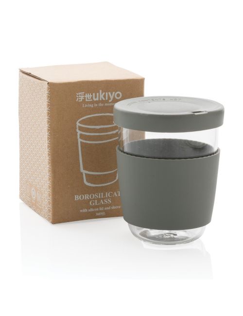 Szklany kubek podróżny Ukiyo 360 ml