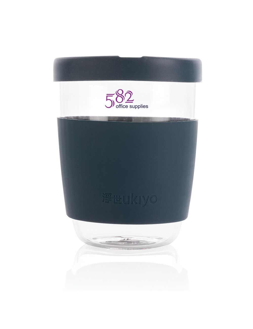 Szklany kubek podróżny Ukiyo 360 ml