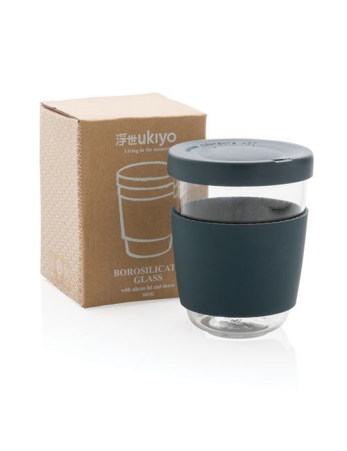 Szklany kubek podróżny Ukiyo 360 ml