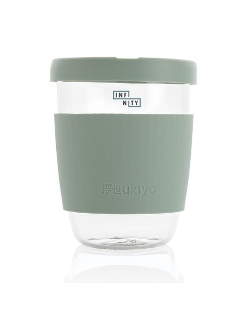 Szklany kubek podróżny Ukiyo 360 ml